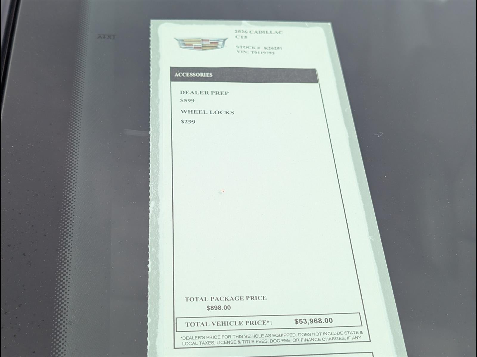 2026 Cadillac CT5 Premium Luxury