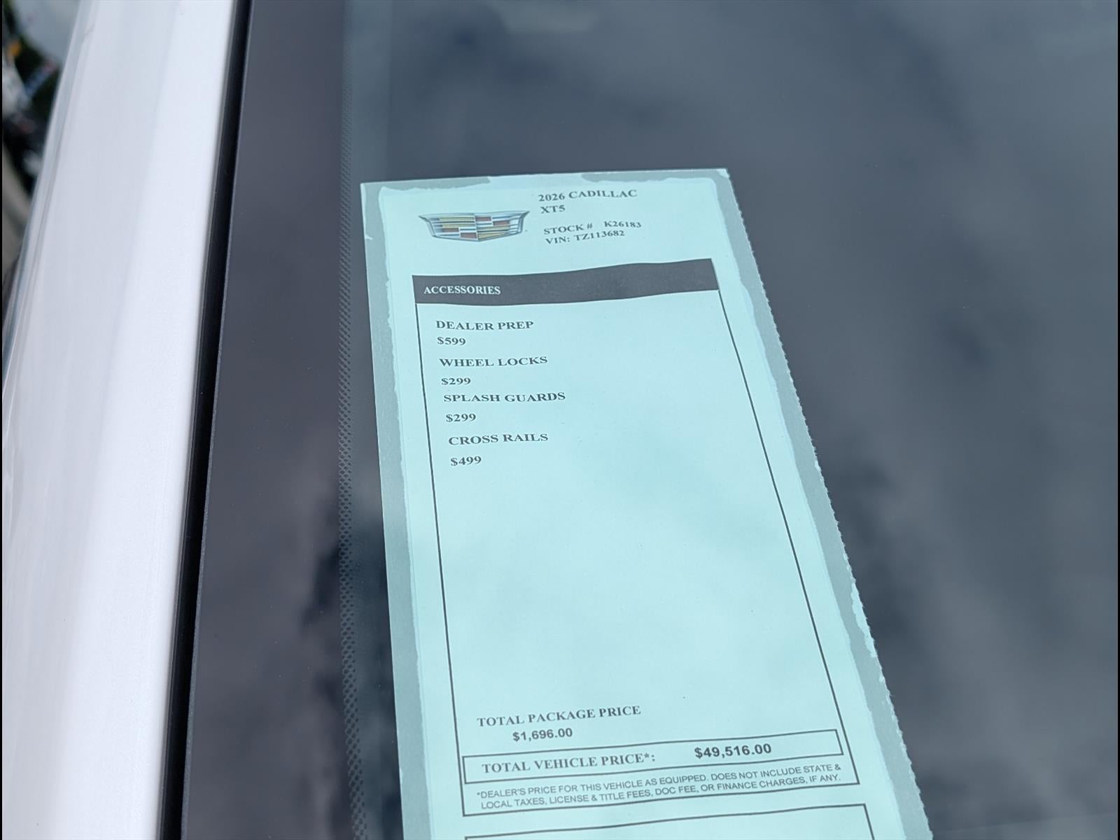 2026 Cadillac XT5 Luxury