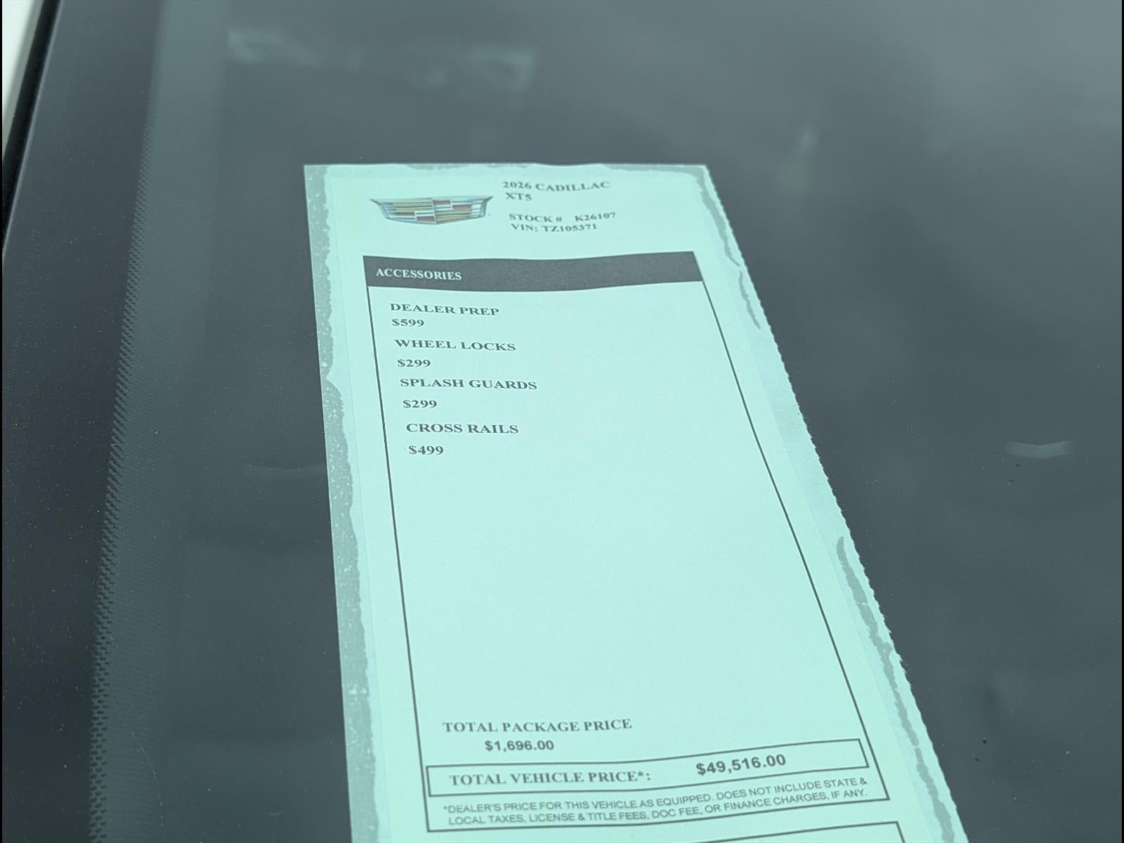 2026 Cadillac XT5 Luxury