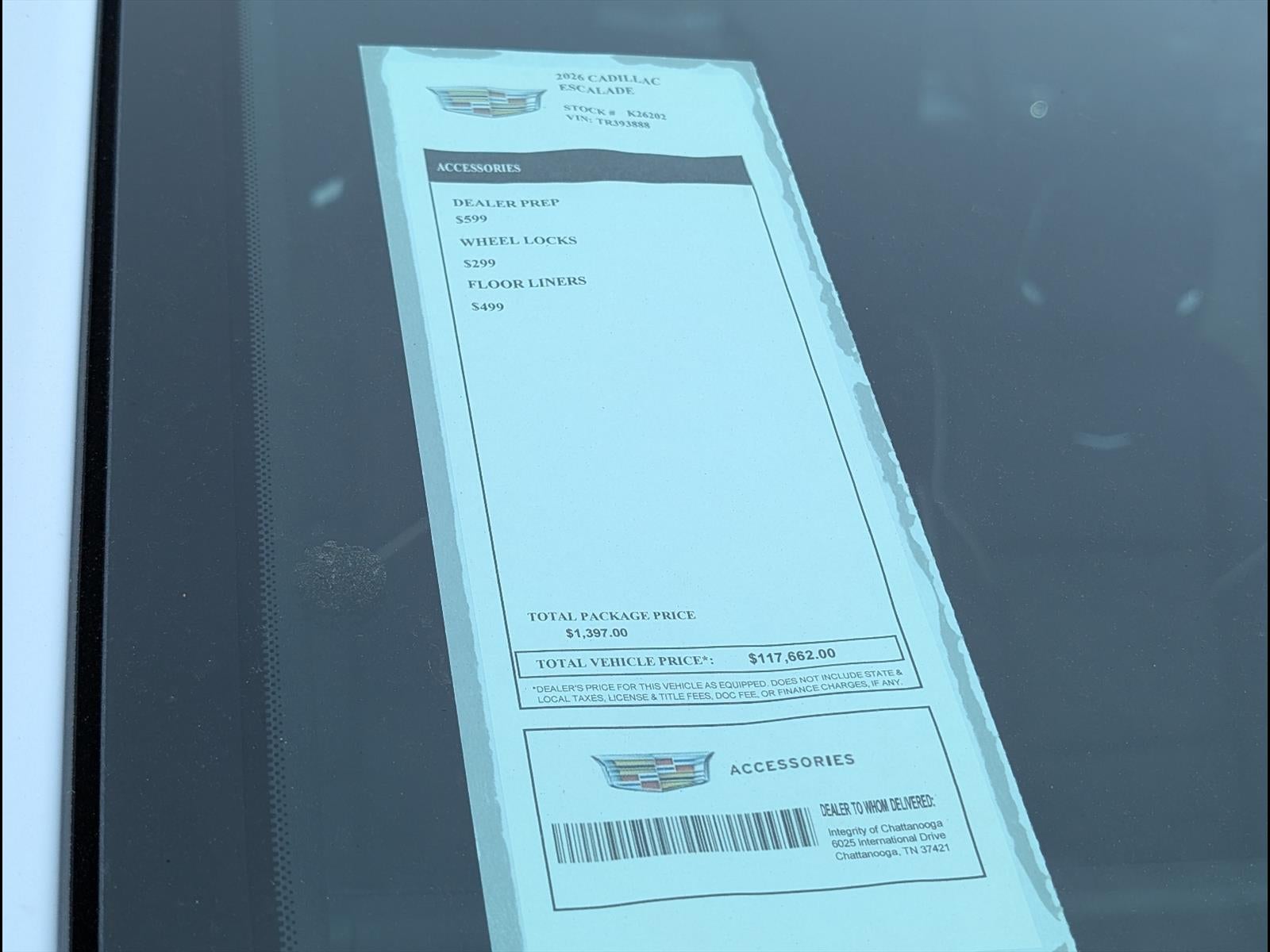 2026 Cadillac Escalade Sport