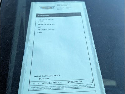 2026 Cadillac Escalade Platinum Sport