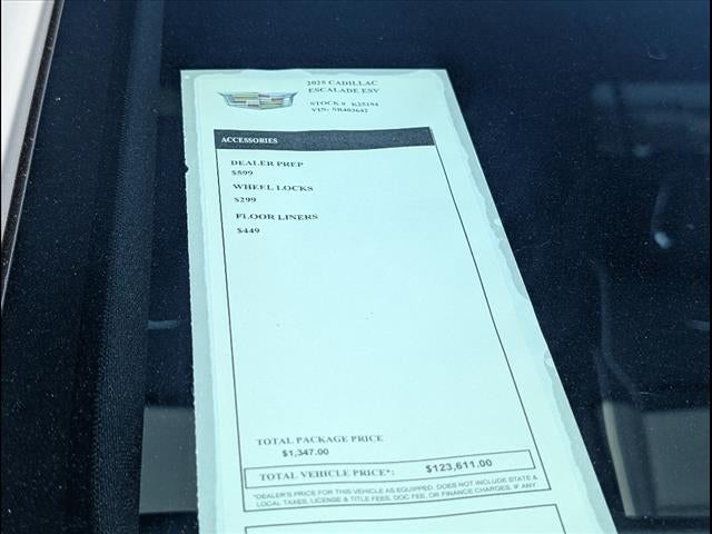 2025 Cadillac Escalade ESV Premium Luxury