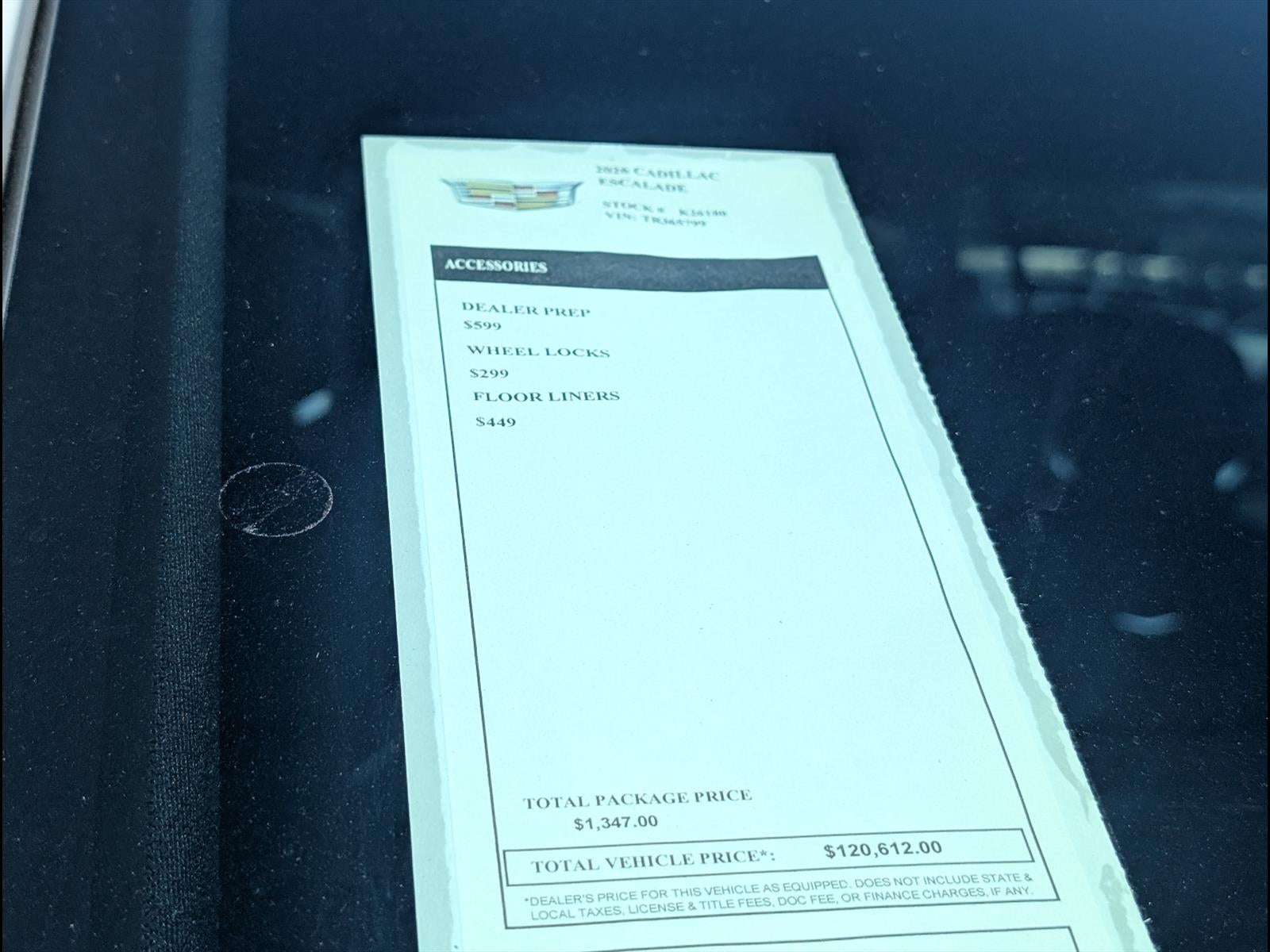 2026 Cadillac Escalade ESV Sport
