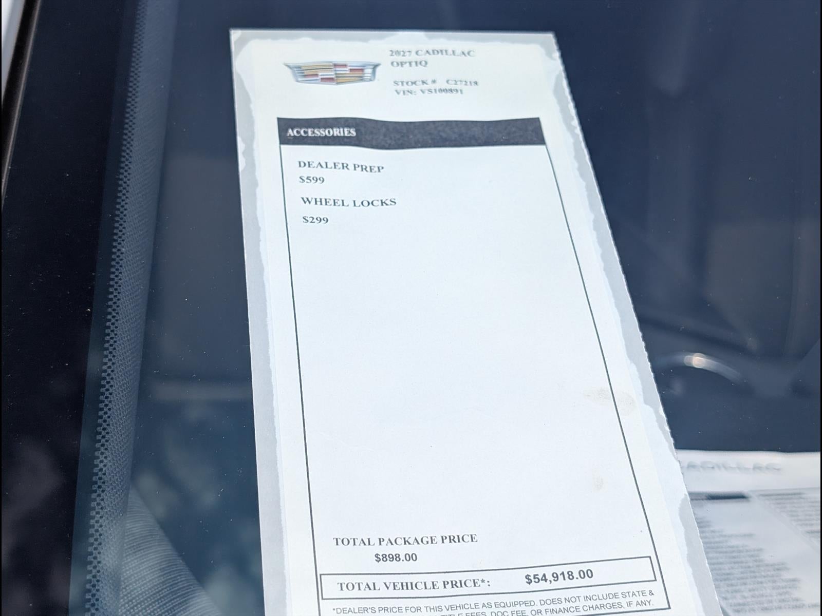2027 Cadillac OPTIQ Luxury
